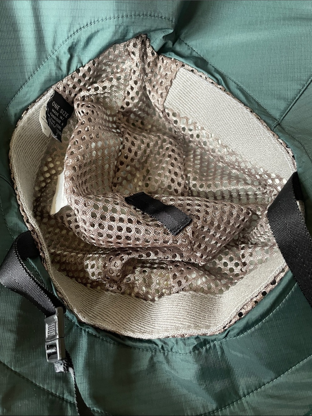 Patagonia Women's Forest Green Wide-Brim Sun Hat OS Nylon Outdoor Granola Hiking - Picture 9 of 12